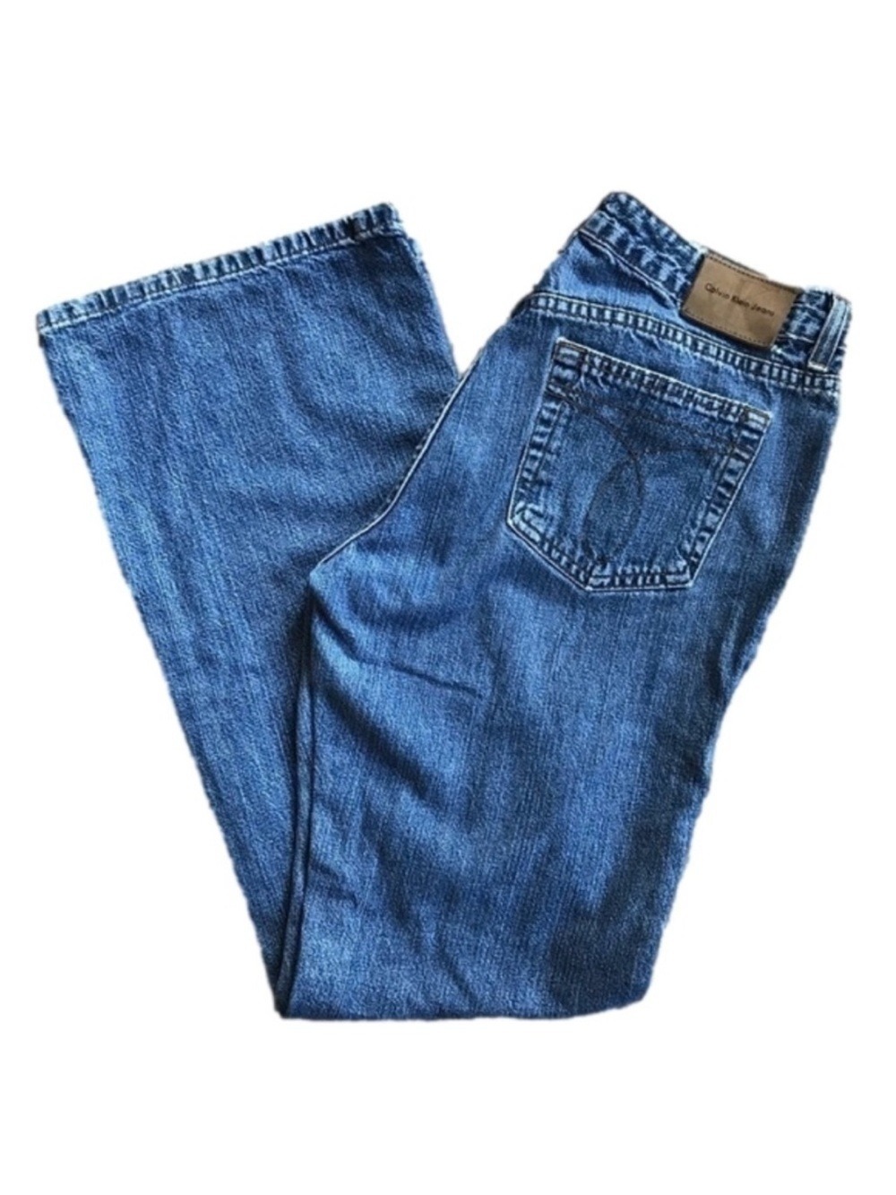 Vintage Calvin Klein Jeans Double Stone Flare size 9
